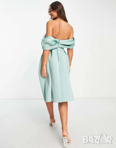 ментова рокля АСОС,р-р хс/с, снимка 3 - Рокли - 52742383