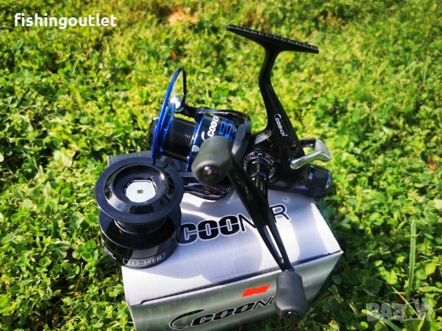 Макара за дъно и фидер - Coonor J12-50FR, 10 лагера, двоен аванс, снимка 4 - Макари - 42192400