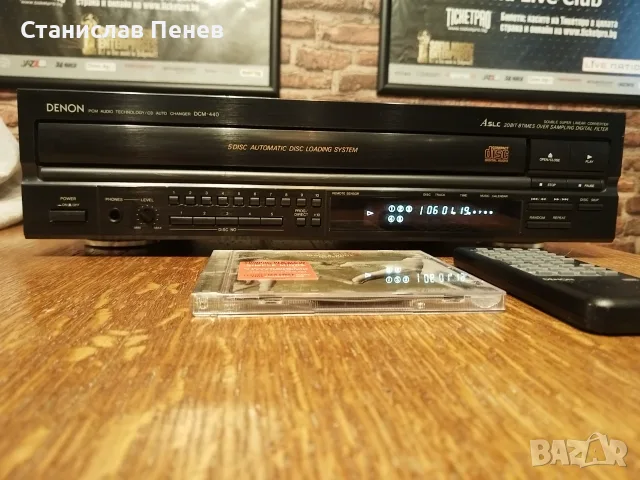 Denon DCM-440 CD Player/Auto Changer, снимка 2 - Ресийвъри, усилватели, смесителни пултове - 56010645