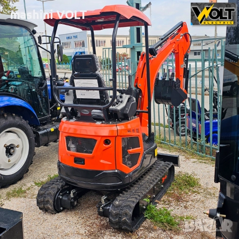 Мини багер NT-E20, 2 тона, с чупеща стрела и навес, снимка 2 - Индустриална техника - 52130227