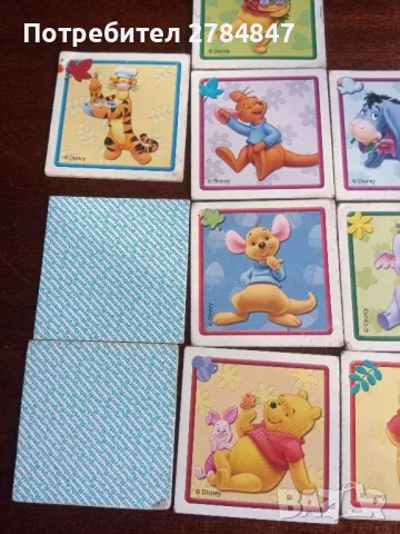Карти с Мечо Пух , снимка 4 - Карти за игра - 47921650