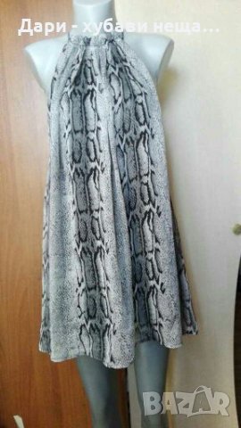 Туника/рокля от шифон, с подплата👗🍀S/M,M,L👗🍀арт.3031