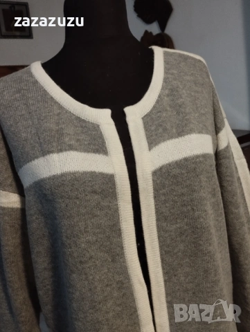 ВЪЛНА И ИНГОРА Дамска дълга жилетка, снимка 2 - Жилетки - 53193723