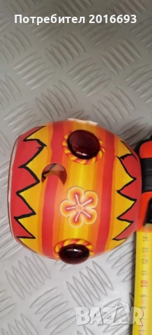 Стъклен ръчно рисуван свещник, снимка 2 - Декорация за дома - 54216184