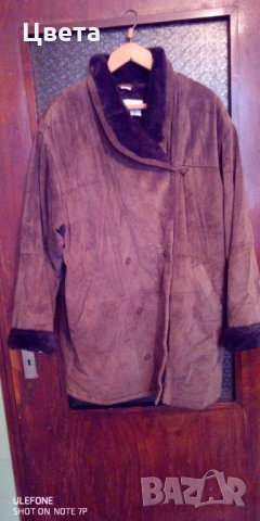 Дамско кожено палто, снимка 5 - Палта, манта - 30839203