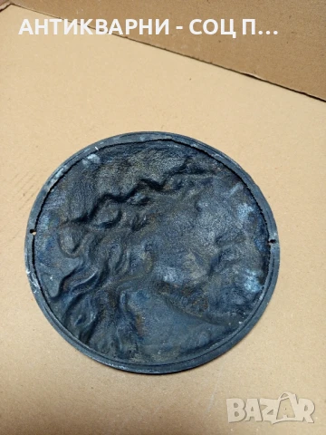 Стар Метален Лик На Исус Христос., снимка 4 - Антикварни и старинни предмети - 50741356