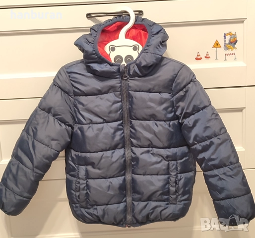 Детско тъмносиньо яке, размер 110