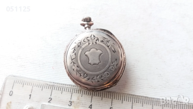 аристократичен османски сребърен часовник с маркировка , снимка 5 - Антикварни и старинни предмети - 52923408