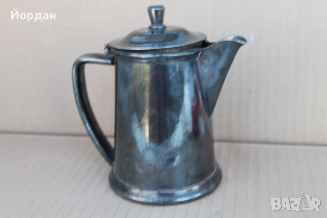 Посребрена кана за кафе/чай