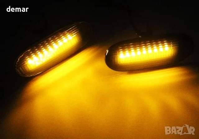 RZG 6x Странични габаритни LED светлини с черни опушени лещи, за MB Sprinter 2014-2022, снимка 5 - Аксесоари и консумативи - 50939702