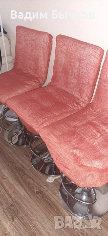Бар стол, снимка 3 - Столове - 53843619