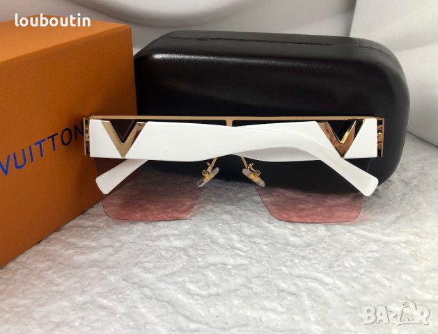 -25 % разпродажба Louis Vuitton 2023 висок клас мъжки слънчеви очила маска Дамски Унисek, снимка 9 - Слънчеви и диоптрични очила - 39122904