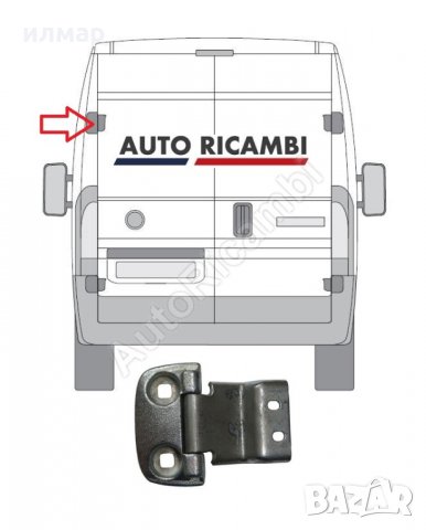 8717A7 Панта за врата за Ситроен Джъмпер /06-15г/, снимка 2 - Части - 35449236