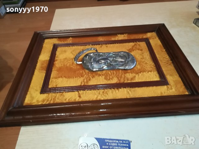 богородица-картина от германия 2002241551, снимка 3 - Антикварни и старинни предмети - 44387395