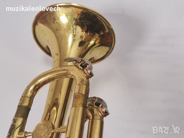 Holton Collegiate Bb Trumpet in Original Case /Made In USA/ Б-тромпет в оригинален куфар - готов , снимка 15 - Духови инструменти - 40181854