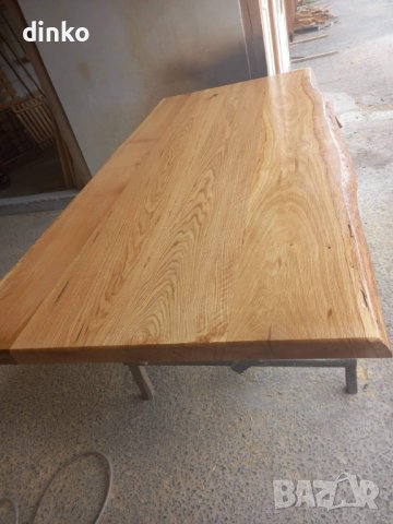 Плот за маса от дъб, масив, снимка 3 - Маси - 35256095