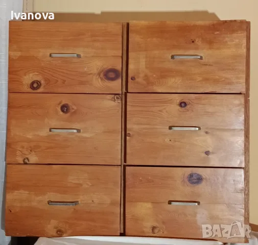 Шкаф масивен с 6 чекмеджета