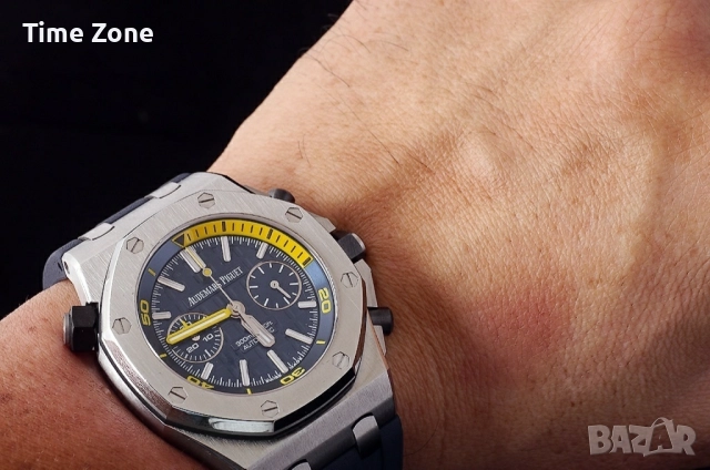 Audemars Piguet Royal Oak Offshore Diver Chronograph 42mm Steel Blue Dial Различни Варианти, снимка 10 - Мъжки - 52997320