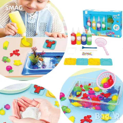 Комплект вълшебни кофи за вода - 9 бр. S_1241649, снимка 4 - Образователни игри - 49255254