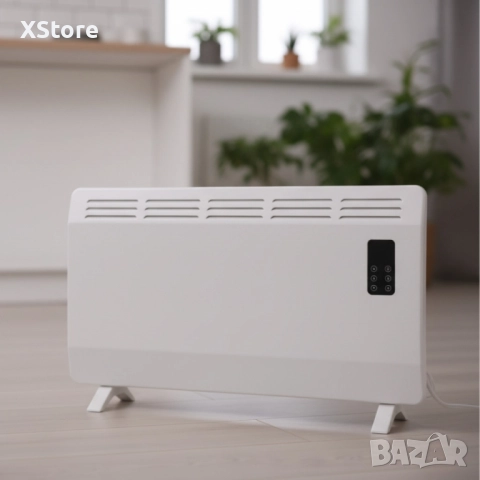 Конвектор Voltz OV51974D – 2400W, Wi-Fi управление, LED дисплей и таймер, снимка 2 - Отоплителни печки - 51839512