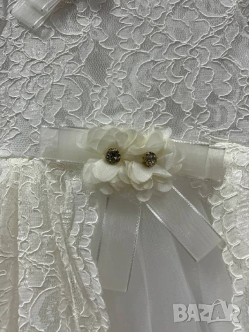 детска бяла рокля , снимка 4 - Детски рокли и поли - 51314992