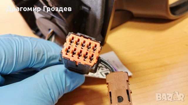 Прибиращо се дясно огледало с Амбиентна светлина за Peugeot 308 II / Пежо 308 II, снимка 11 - Части - 53143040