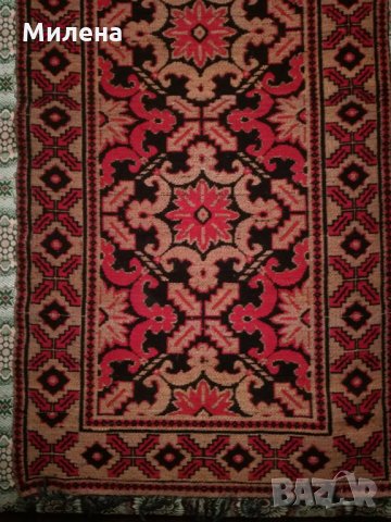 КИЛИМЧЕ В ЧЕРВЕНО, ЧАЕНО И ЧЕРНО 1.85 М. / 90 СМ.