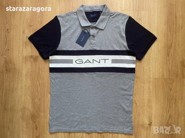 GANT Stripes Pique Rugger Slim Fit M, снимка 1
