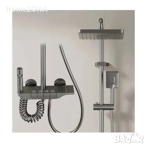 Душ система ELITE Pro 16, термостатен смесител, пиано бутони