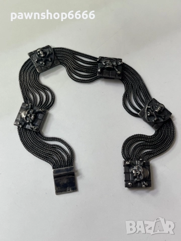 Сребърна гривна 925, снимка 7 - Гривни - 51454950