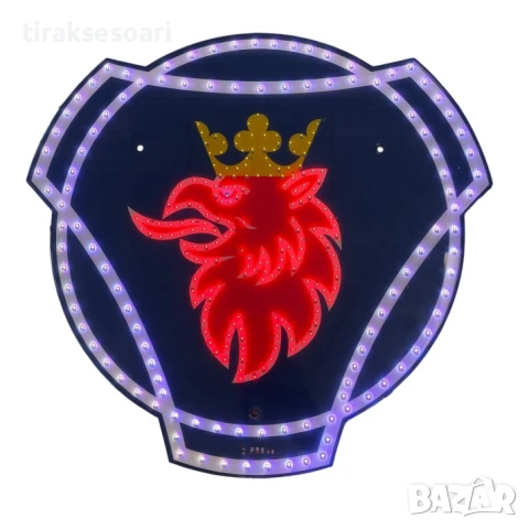 Светеща табела LED SCANIA 12/24V - T673, снимка 3 - Аксесоари и консумативи - 51236215