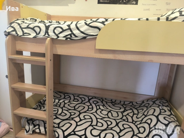 Двуетажно легло, снимка 4 - Мебели за детската стая - 53981107