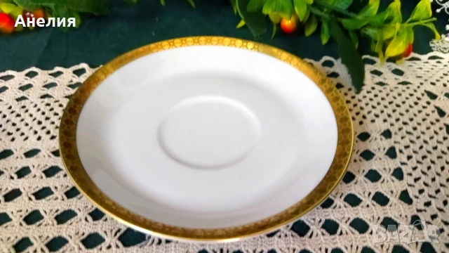 Kahla бяло и дебел златен кант , снимка 11 - Чинии - 50799007