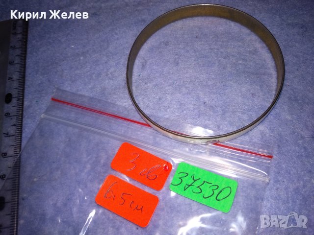 МОДНА ФЛОРАЛНА АРТ ГРИВНА НЕРЪЖДАЕМА ЕМАЙЛИРАНА БЛАГОРОДНА СТОМАНА 37530, снимка 5 - Гривни - 40813979