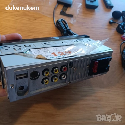 1 DIN Автомобилно радио с CarPlay / Android Auto и камера за заден ход, снимка 10 - Аксесоари и консумативи - 51997019