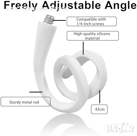 Нова Стойка за бебешка камера, гъвкав държач за легло и ясен изглед бебе, снимка 2 - Други - 52249139