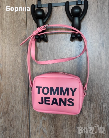 Tommy Jeans розова малка чанта, снимка 3 - Чанти - 52238180