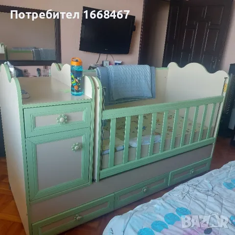 бебешка кошара с матрак