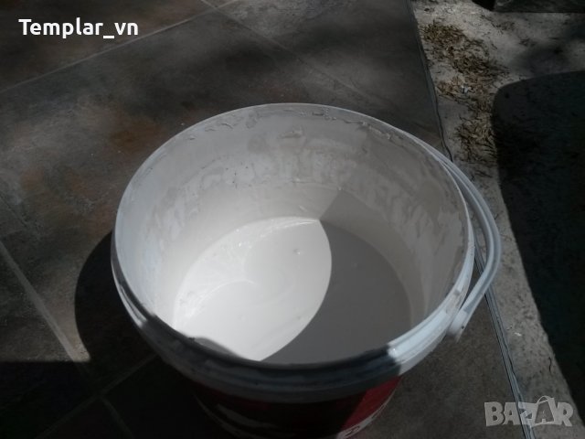 боя бял латекс KRAFT Master White MATT (NT-37) 1 Л + синя 0,5 Л за вътрешни стени., снимка 2 - Бои, лакове, мазилки - 28546886