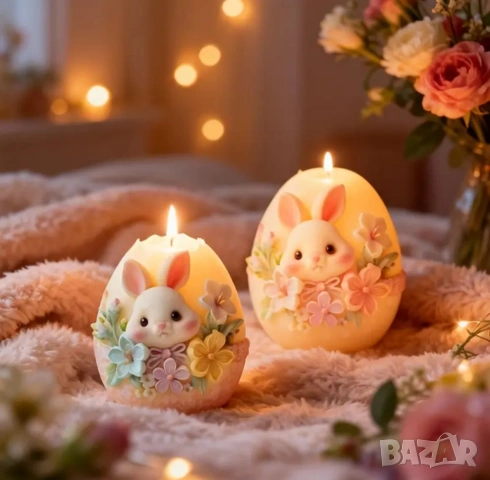 Молд яйце със зайче , снимка 7 - Форми - 53039874