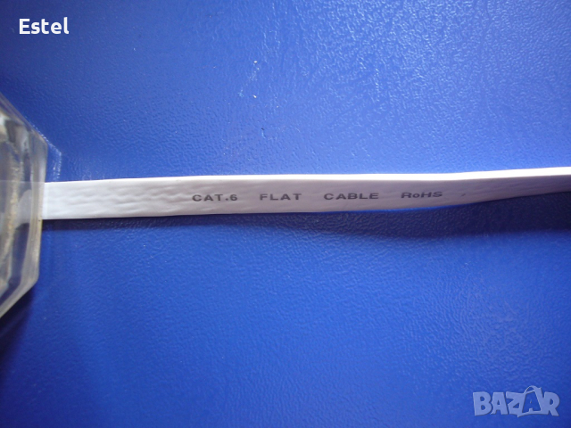 Плосък пач за LAN cat. 6 1 метър , снимка 2 - Суичове - 44509609