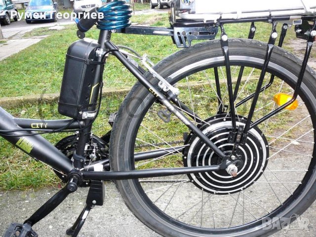 Велосипед с електродвигател (електробайк) 500W, 48V , снимка 8 - Велосипеди - 35395610
