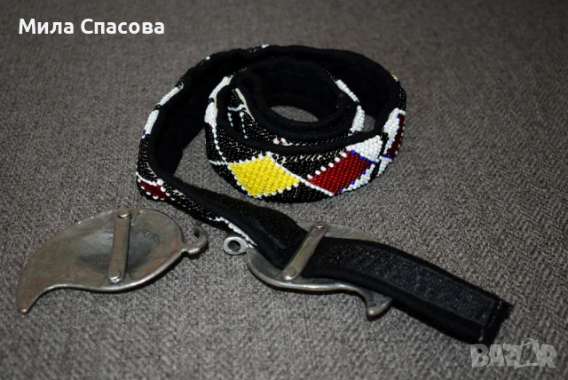 Мънистен колан за народна носия, снимка 6 - Колани - 54248957
