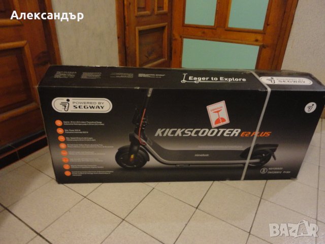 електрически скутер- тротинетка segway kickscooter e2 plus- 600 лв., снимка 14 - Велосипеди - 42381130