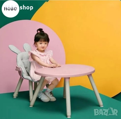 ПРОМО! 2в1 Детски Стол за хранене и маса Детска маса със столче, снимка 2 - Столчета за хранене - 44342458