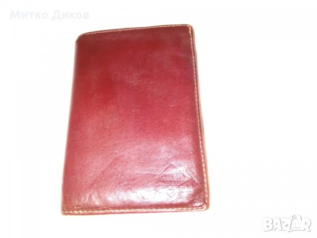 Портмоне естествена кожа АЗА 147х105 мм