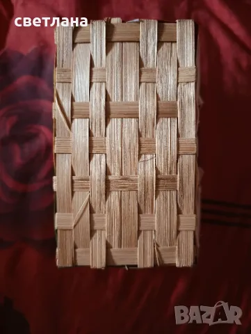 кутия плетена с капак, снимка 3 - Декорация за дома - 48536401