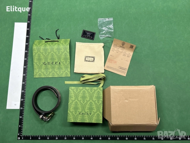 колани от естествена кожа в кутия Gucci , снимка 4 - Колани - 52716295