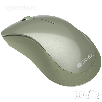 Мишка Безжична CANYON CNE-CMSW11SM 1200dpi 3btns Пастелно зелена Wireless Mouse, снимка 3 - Клавиатури и мишки - 36505500