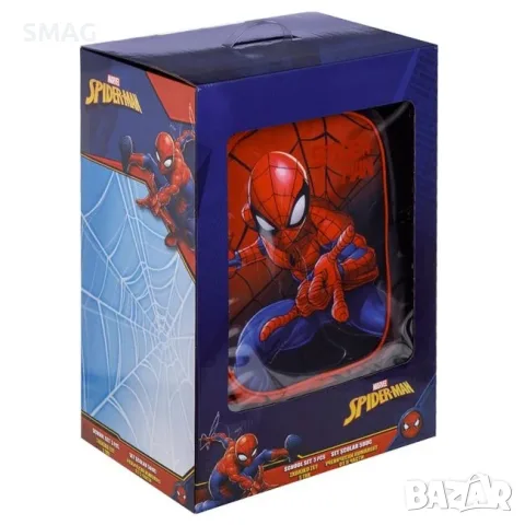 Ученически комплект spiderman с раница с колелца и аксесоари_1252195, снимка 2 - Раници - 55719216